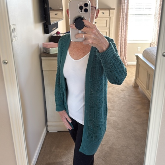 LC Lauren Conrad wide knit long cardigan - Picture 2 of 13